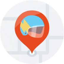 Enjoy ultra-fast delivery to your doorstep, in minutes.