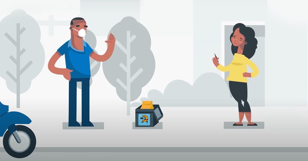 Social Distance with Food Delivery