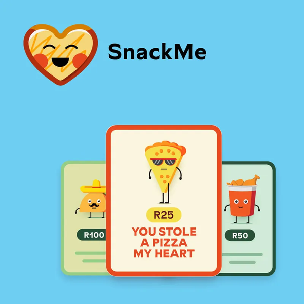 You have been sent a SnackMe Gift to order food