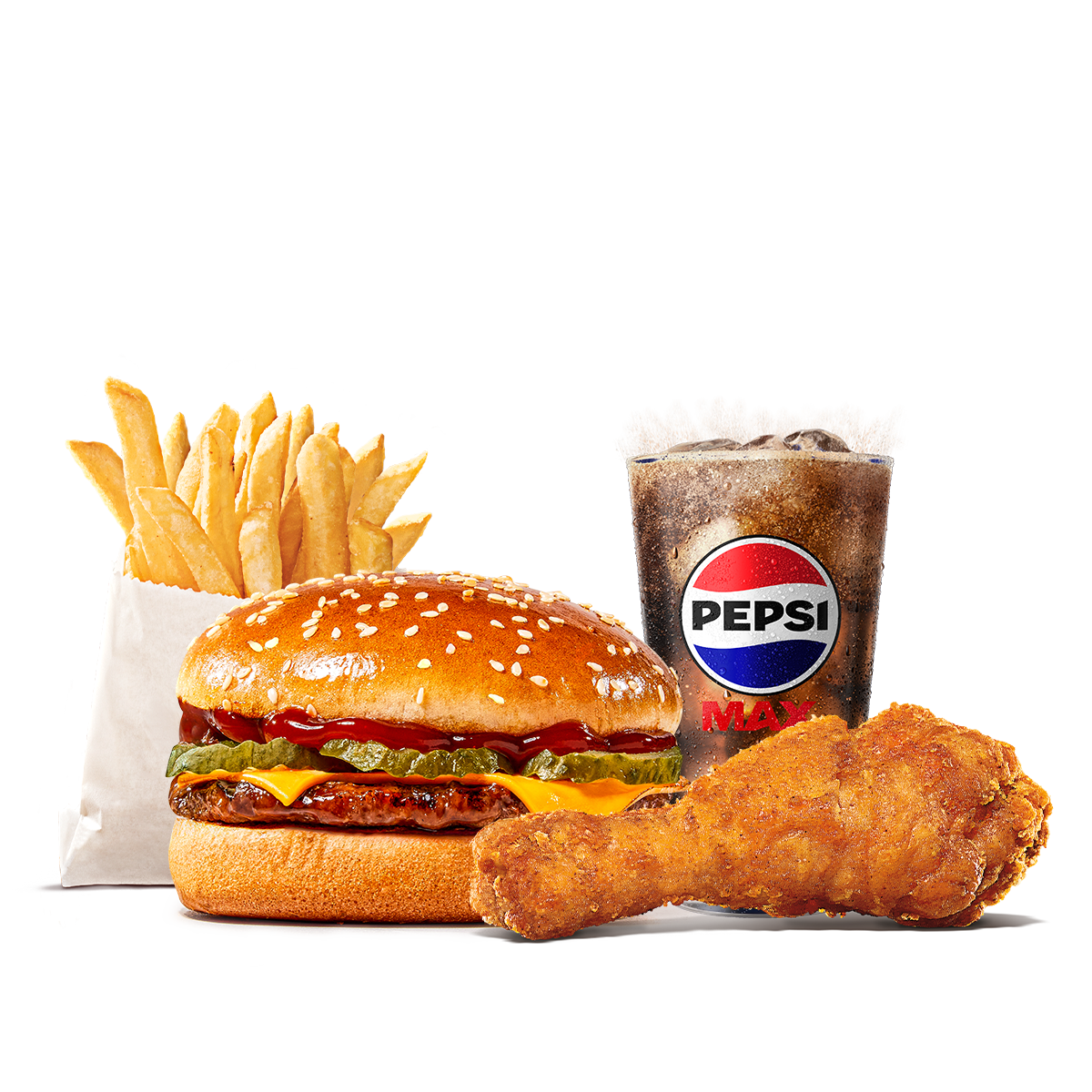 i**ページ　BURGERKING Crispy Crunchy